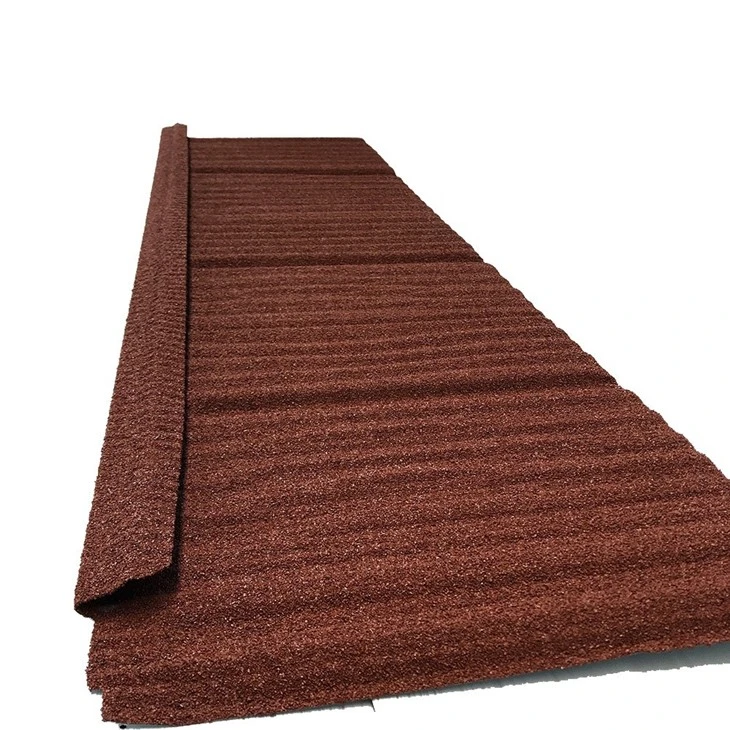 Good Quality Stone Coating Metal Roof Tiles With Long Life Span 0.4mm-0.5mm